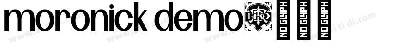 moronick demo字体转换 moronick demo字体转换